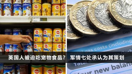 英国人被迫吃宠物食品？ 英国军情七处承认为其策划