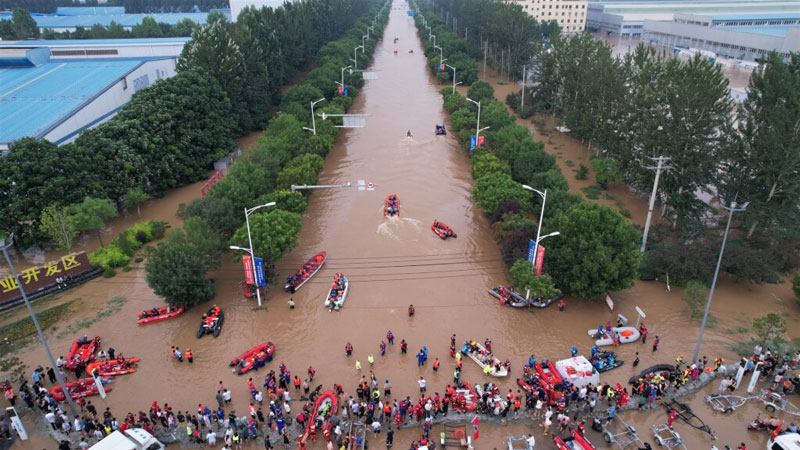 北京连降暴雨引巨龙出关 国运大开，四海组织称华夏将再现5000年盛世